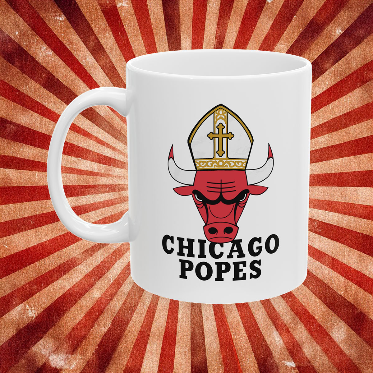 Chicago Bulls Pope Leo XIV Mug