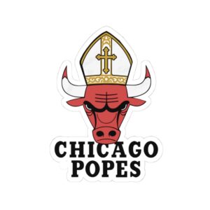 Chicago Bulls Pope Leo XIV Stickers