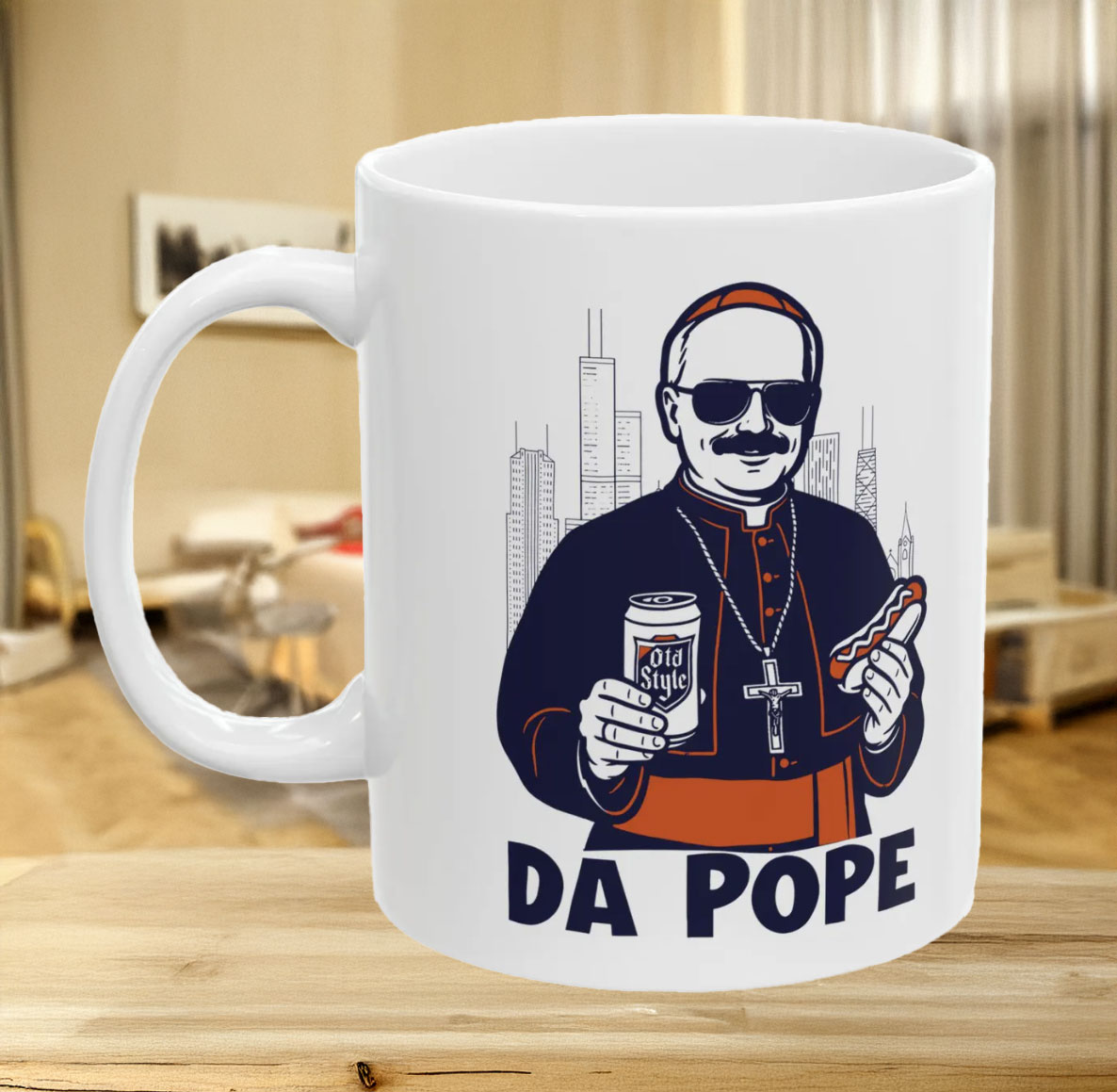 Chicago Pope Leo XIV Da Pope Mug