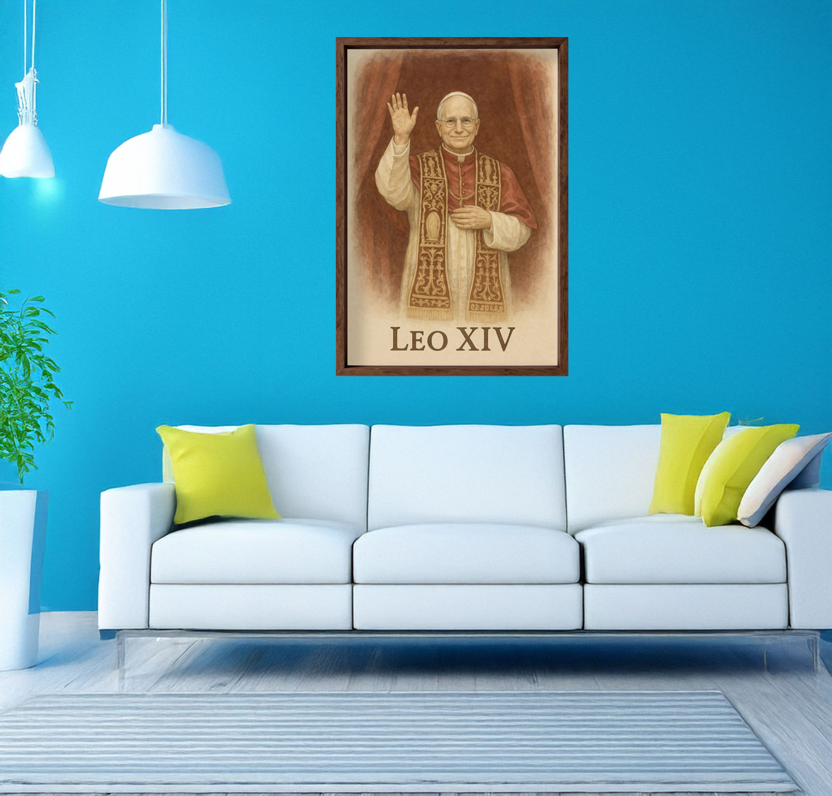 NEW Pope Leo XIV Catholic Poster