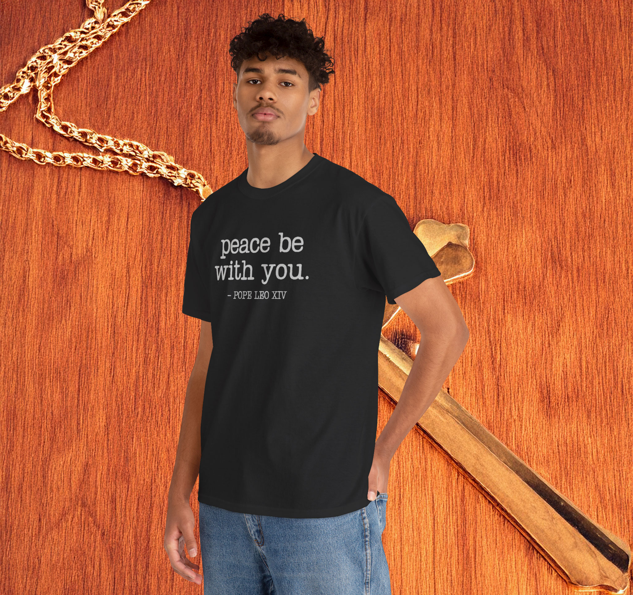 Peace Quote Pope Leo XIV Shirt