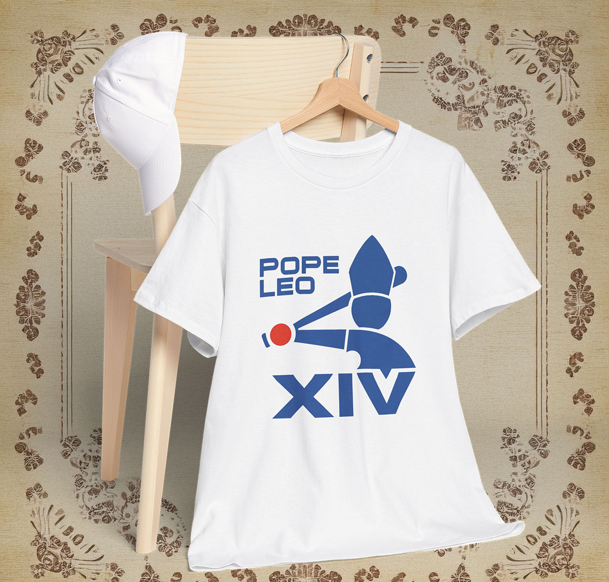 Pope Leo XIV Baseball Logo Shirt