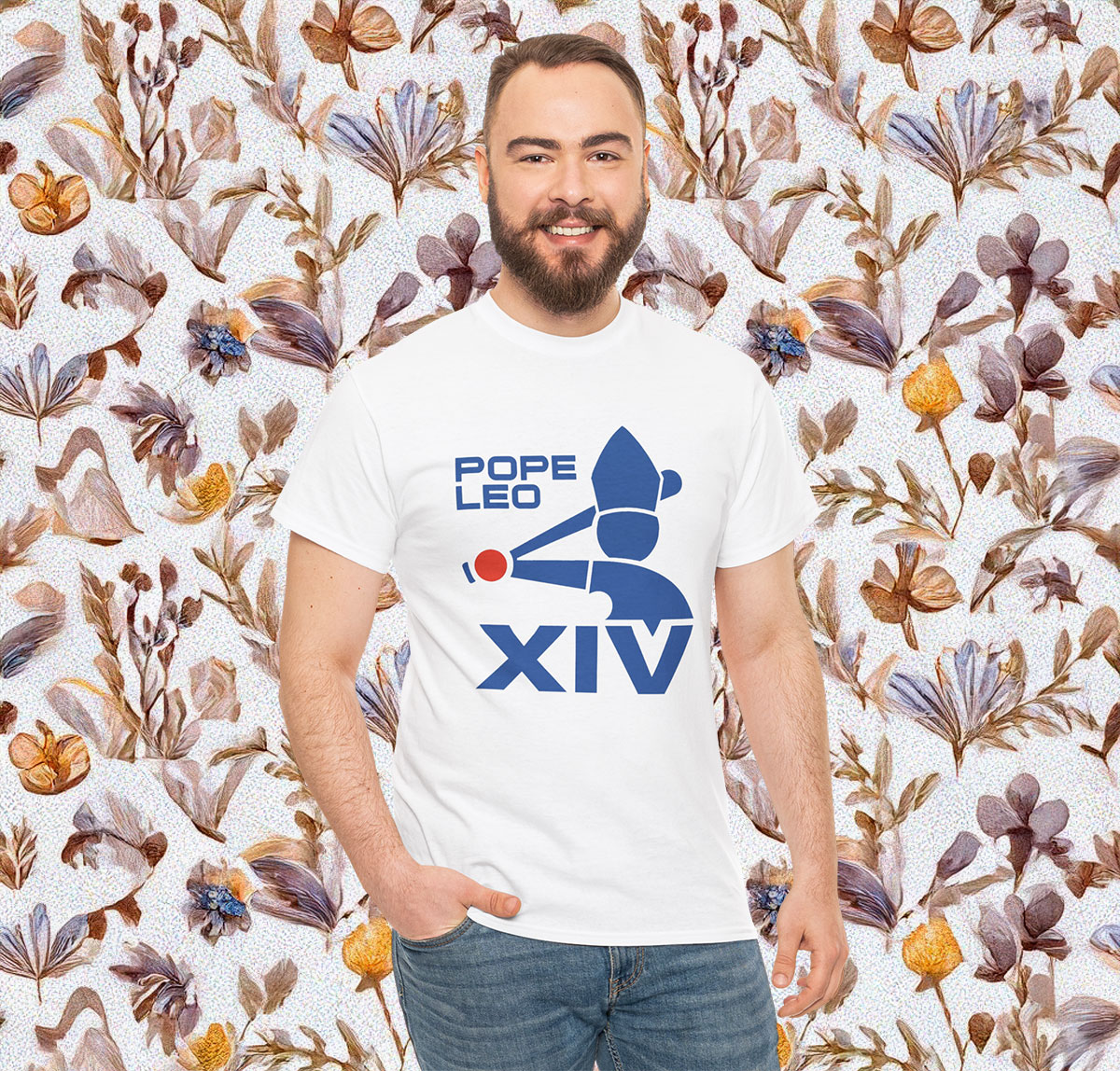Pope Leo XIV Baseball Logo Shirt