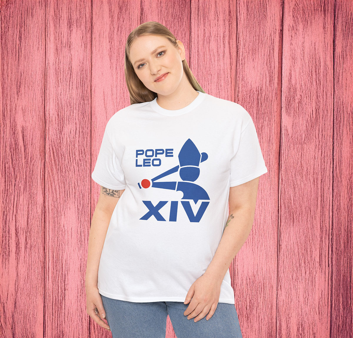 Pope Leo XIV Baseball Logo Shirt
