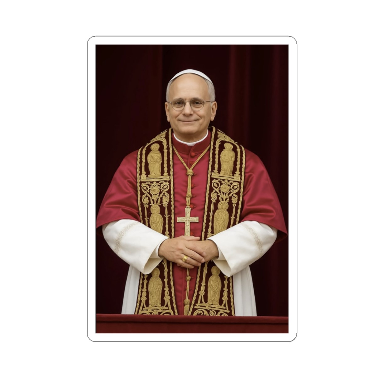 Pope Leo XIV Catholic Stickers