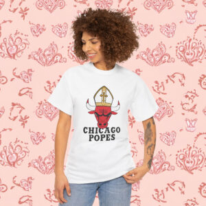 Pope Leo XIV Chicago Bulls Shirt