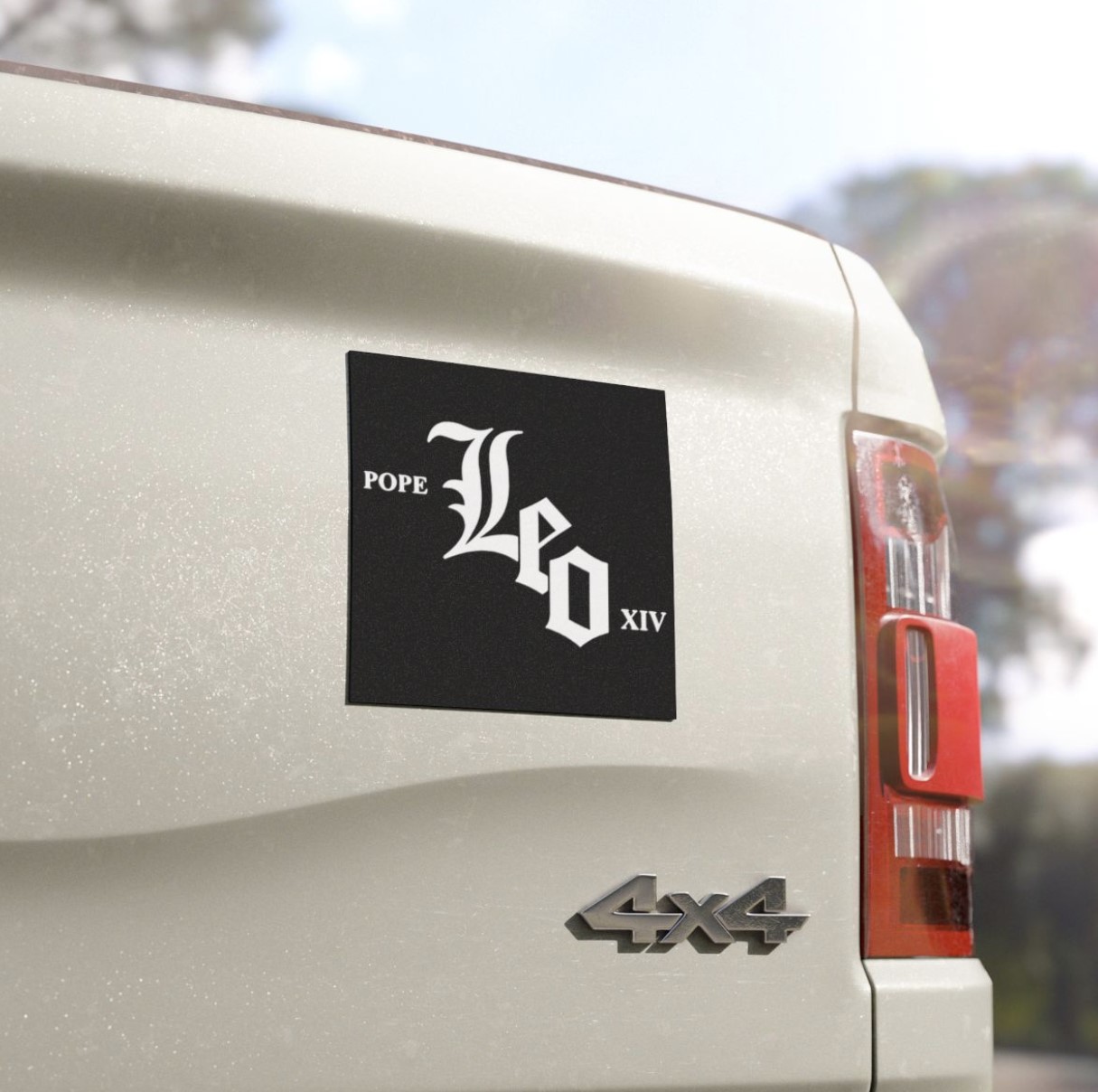 Pope Leo XIV Chicago Sox Car Magnet