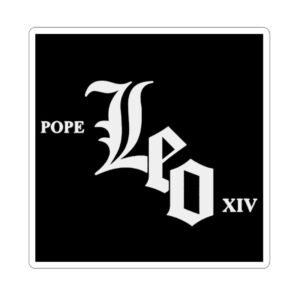 Pope Leo XIV Chicago Sox Stickers