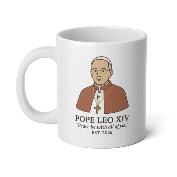 Pope Leo XIV Mug Peace Be With All of You