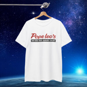 Pope Leo's Hot Dogs Beef Burger Shirt